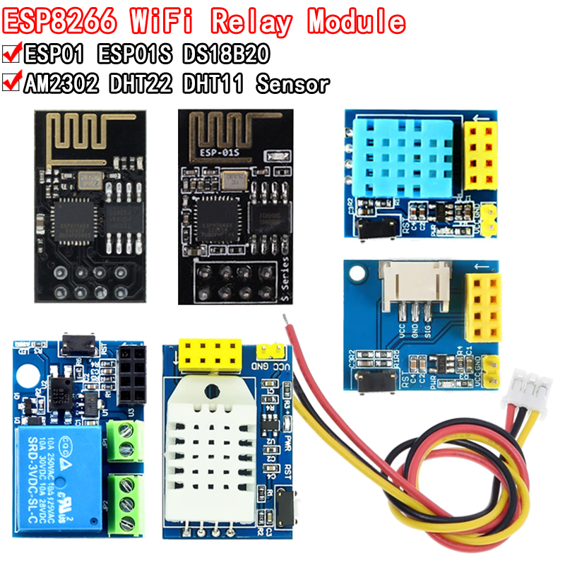 Ds18B20 - ESP8266 5 فولت واي فاي وحدة