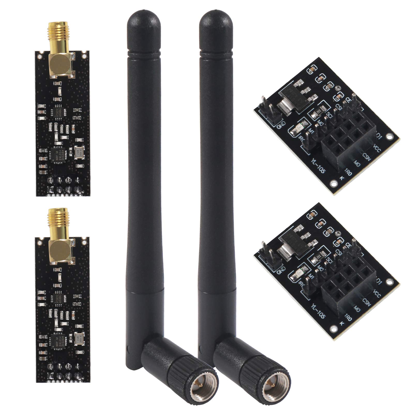 Nrf24L01 - وحدة إرسال واستقبال لاسلكية NRF24L01+PA+LNA مع