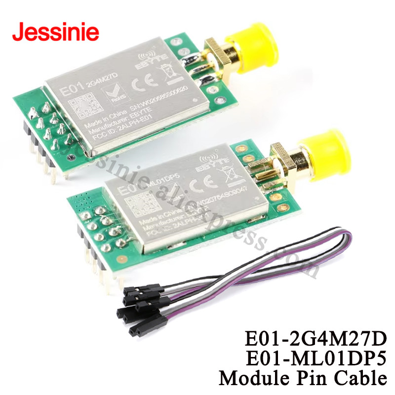 Nrf24L01 - وحدة لاسلكية E01-2G4M27D E01-ML01DP5 NRF24L01P NRF24L01