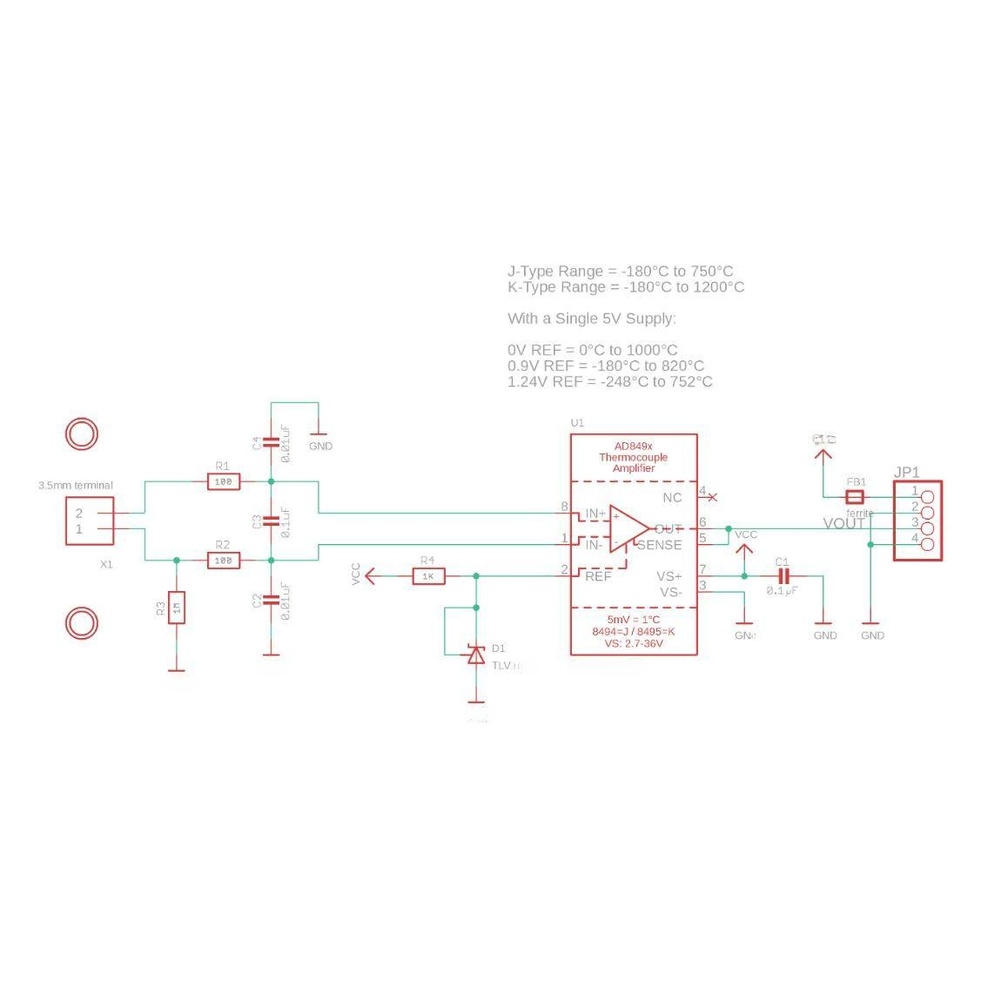 Thermocouple Module K Type - وحدة معالجة إشارة حرارية من النوع