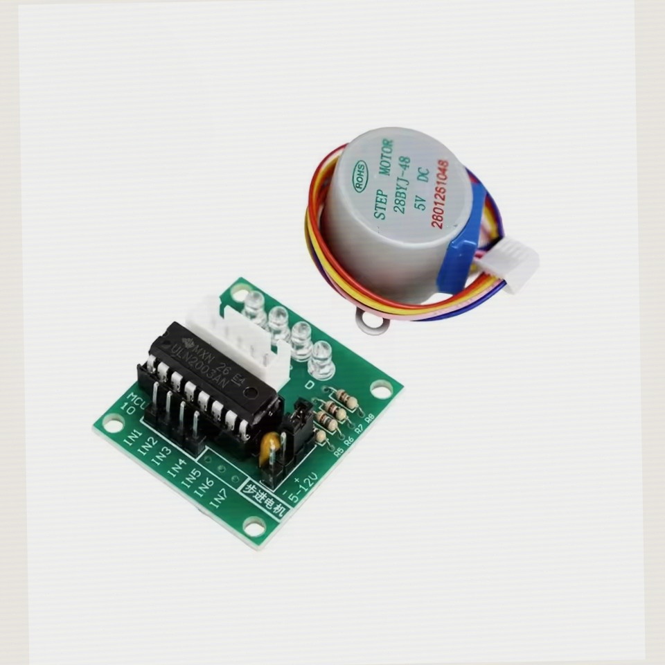 Stepper Motor 28Byj - مجموعة محرك متدرج ULN2003 Driver 28BYJ-48