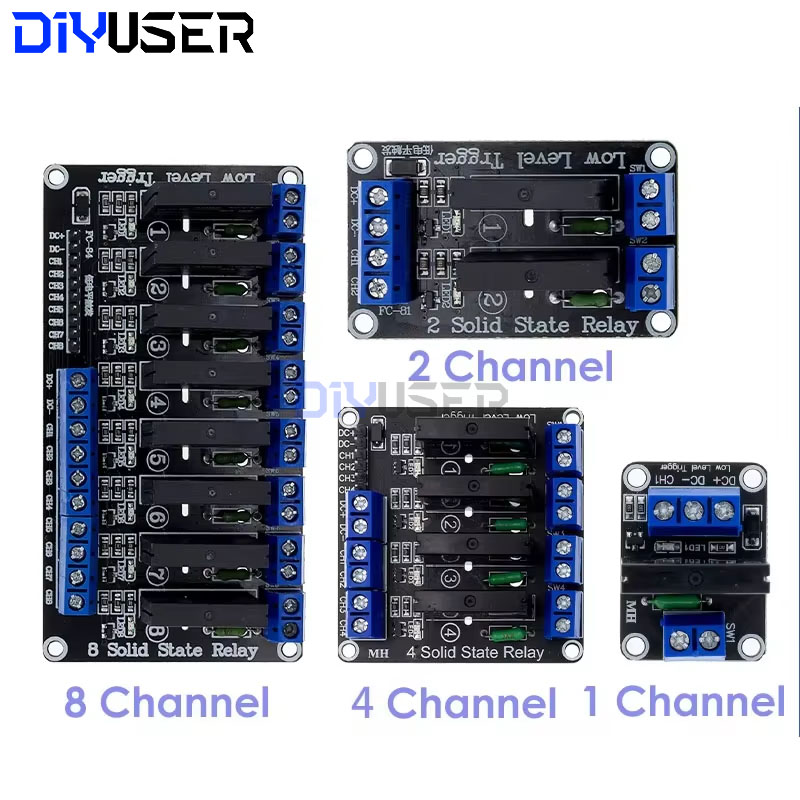 Relay Module 1 Channel - وحدة ريلاي الحالة الصلبة DIYUSER 5V