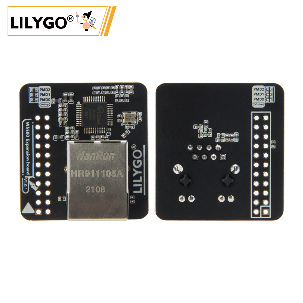 Ethernet W5500 - LILYGO® T-Relay-W5500 درع إيثرنت المستخدمة ل