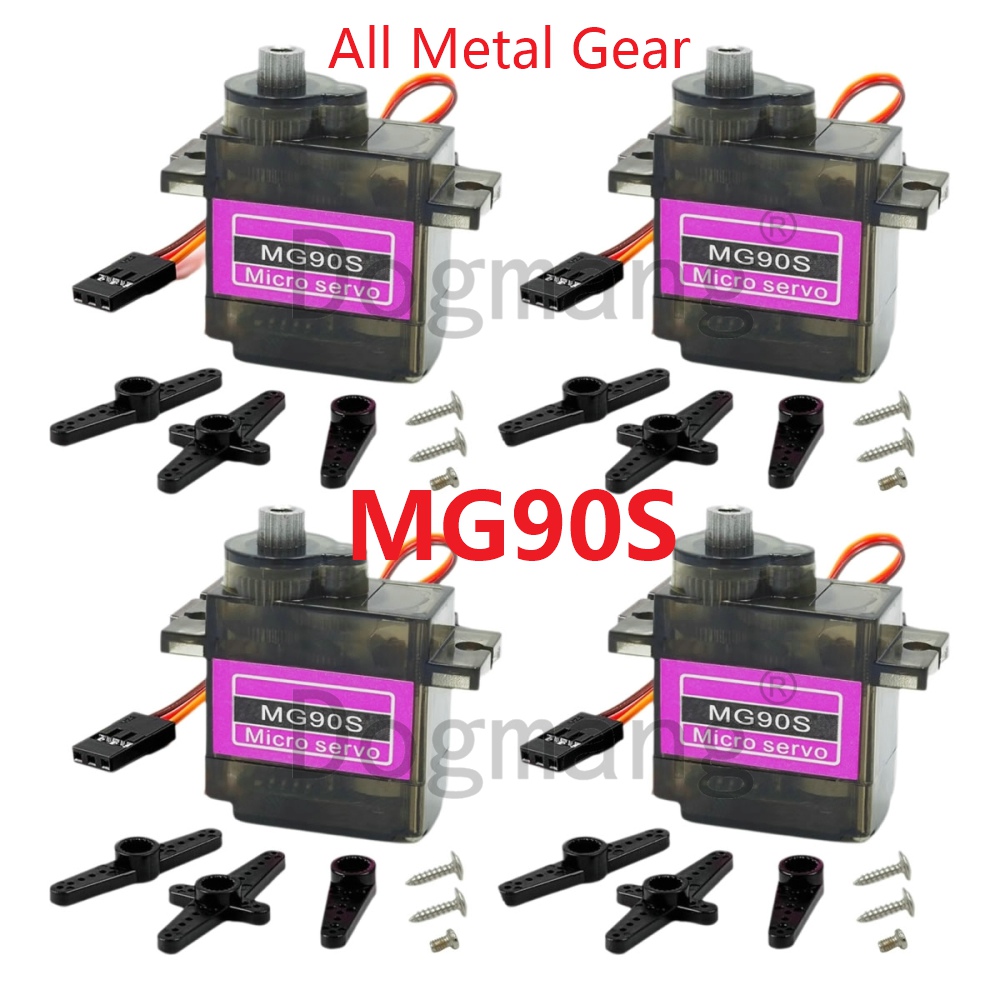 Servo Sg90 - MG90S سيرفو 1/2/4/10/20/50 قطعة جميع المعدات