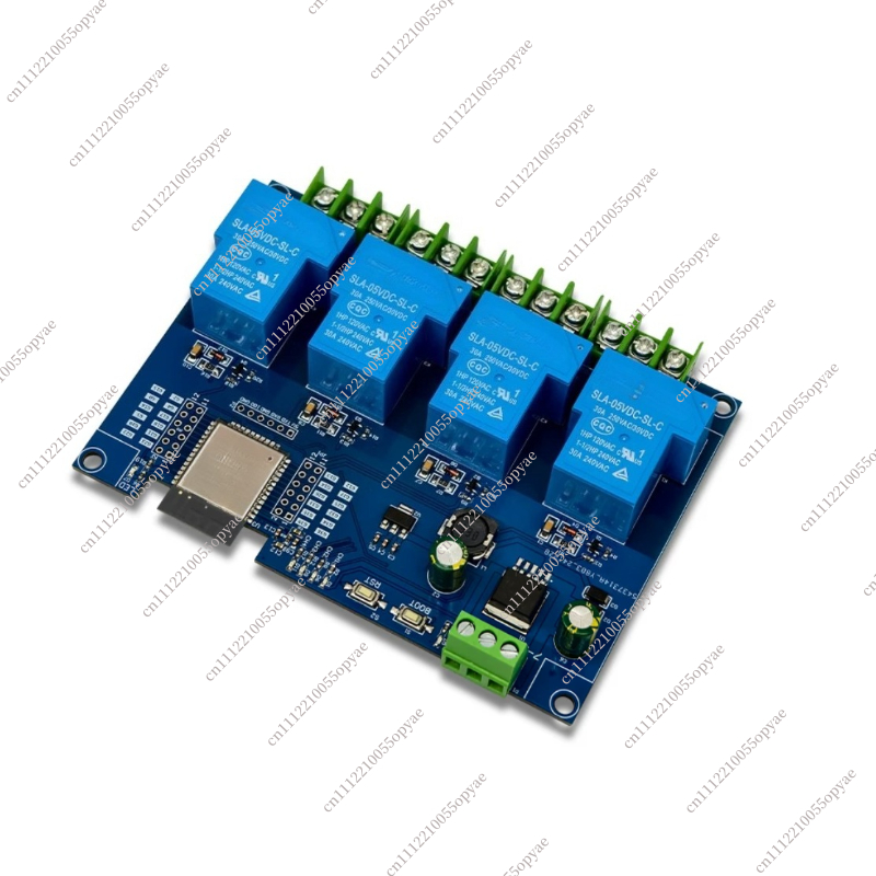 لوحة تطوير ESP32E مع وحدة ريلا - مراجعة Relay Module 4 Channel وسعره