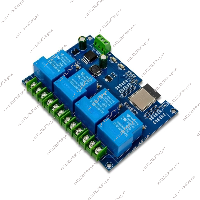 لوحة تطوير ESP32E مع وحدة ريلا - مراجعة Relay Module 4 Channel وسعره
