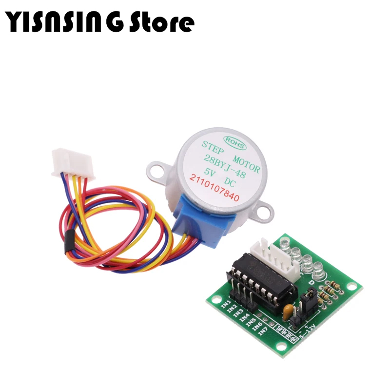 5 فولت 4-Phase 28BYJ-48 تيار م - مراجعة Stepper Motor 28Byj وسعره