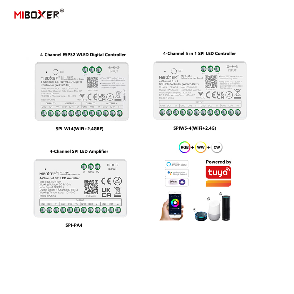 وحدة تحكم Miboxer SPIW5-4 5 في - مراجعة Ws2812B وسعره