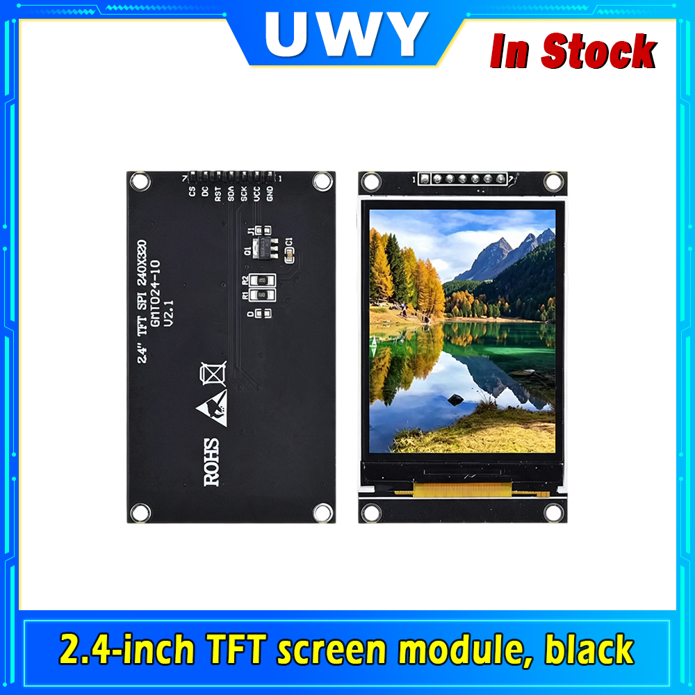 شاشة LCD TFT من نوع SPI بحجم 1 - مراجعة Tft Display 2.4 وسعره