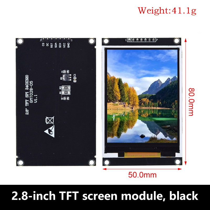 شاشة LCD TFT من نوع SPI بحجم 1 - مراجعة Tft Display 2.4 وسعره