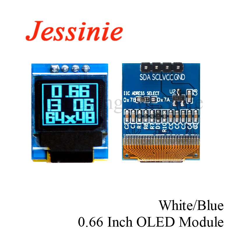 0.66 بوصة OLED وحدة عرض LCD 64 - مراجعة Ssd1306 وسعره