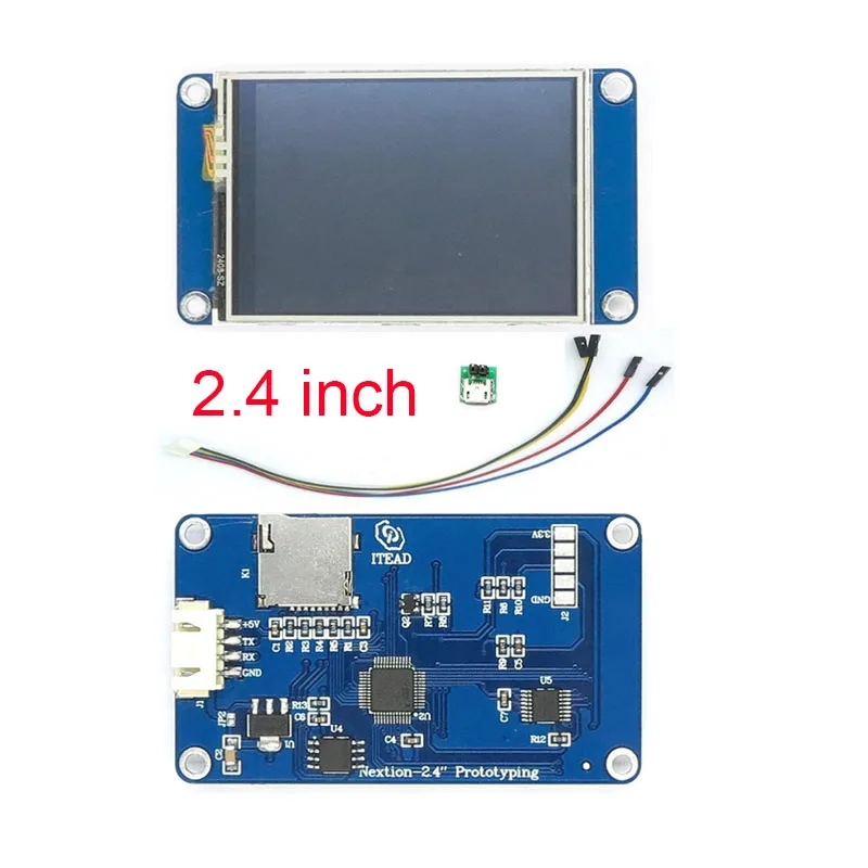 شاشة عرض ذكية Nextion HMI مقاس - مراجعة Tft Display 2.4 وسعره