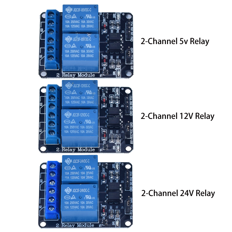 وحدة ريلاي بـ 1 أو 2 أو 4 أو 6 - مراجعة Relay Module 1 Channel وسعره