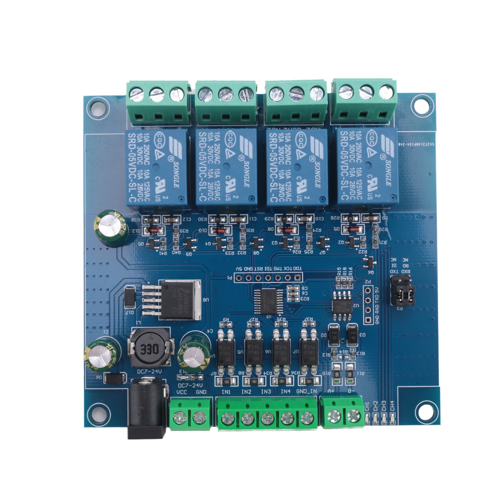 【A03R~】 وحدة ترحيل Modbus Rtu  - مراجعة Relay Module 4 Channel وسعره