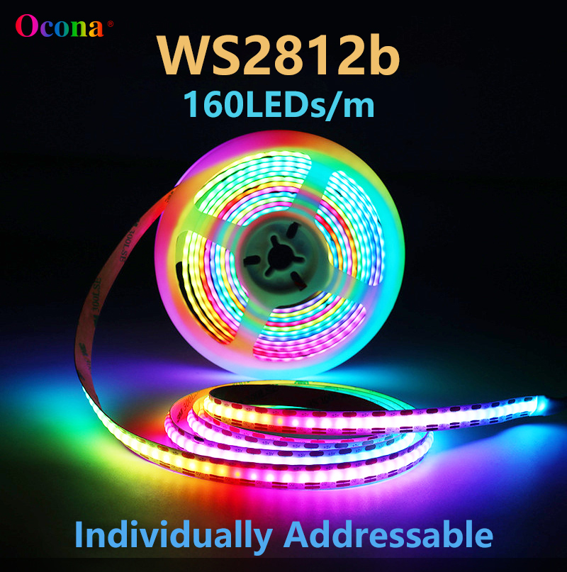 WS2812B IP65 DC5V SPI RGB-IC ق - مراجعة Ws2812B Strip 5V وسعره