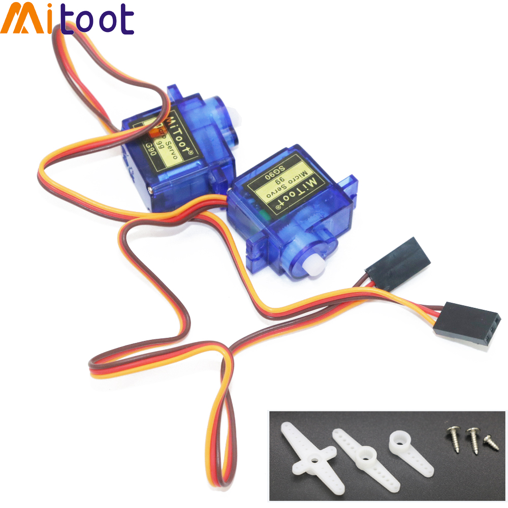 2 قطعة Mitoot Rc Mini مايكرو 9 - مراجعة Servo Sg90 وسعره