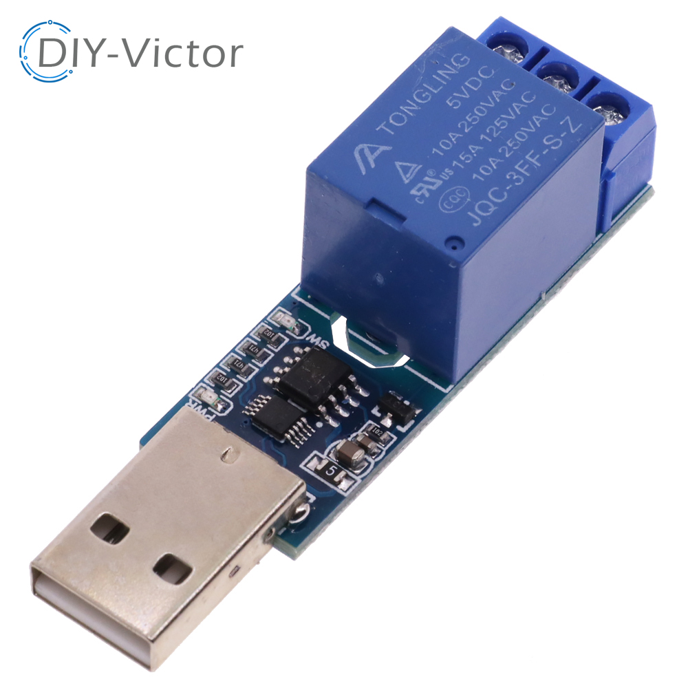 مفتاح تحكم بمنفذ تسلسلي USB ،  - مراجعة Relay Module 1 Channel وسعره