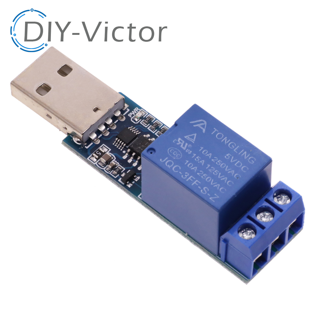 مفتاح تحكم بمنفذ تسلسلي USB ،  - مراجعة Relay Module 1 Channel وسعره