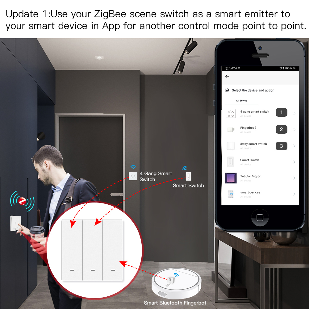 MOES Tuya ZigBee المشهد التبدي - مراجعة Relay Module 1 Channel وسعره