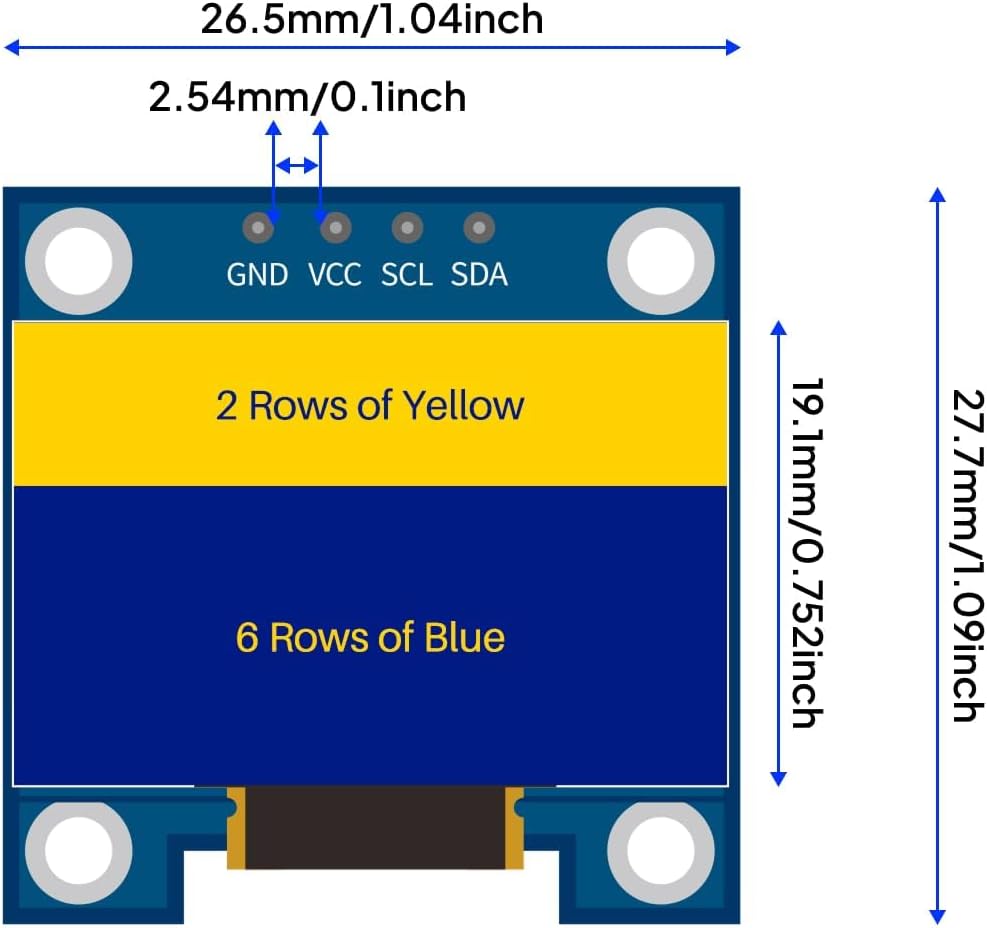 3 قطع شاشة عرض OLED مقاس 0.96  - مراجعة Ssd1306 وسعره