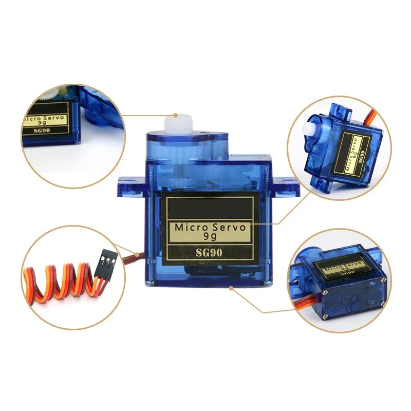 2/4/8/20 قطعة SG90 9G مايكرو س - مراجعة Servo Sg90 وسعره