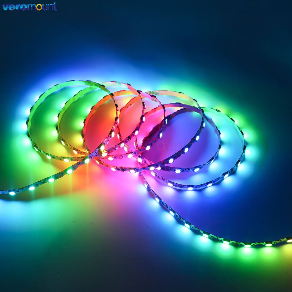6 مللي متر ضيق مع ثنائي الفيني - مراجعة Ws2812B Strip 5V وسعره