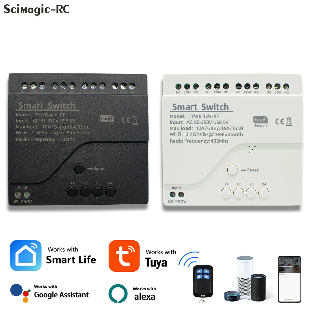 4CH Tuya الذكية واي فاي وحدة ت - مراجعة Relay Module 4 Channel وسعره