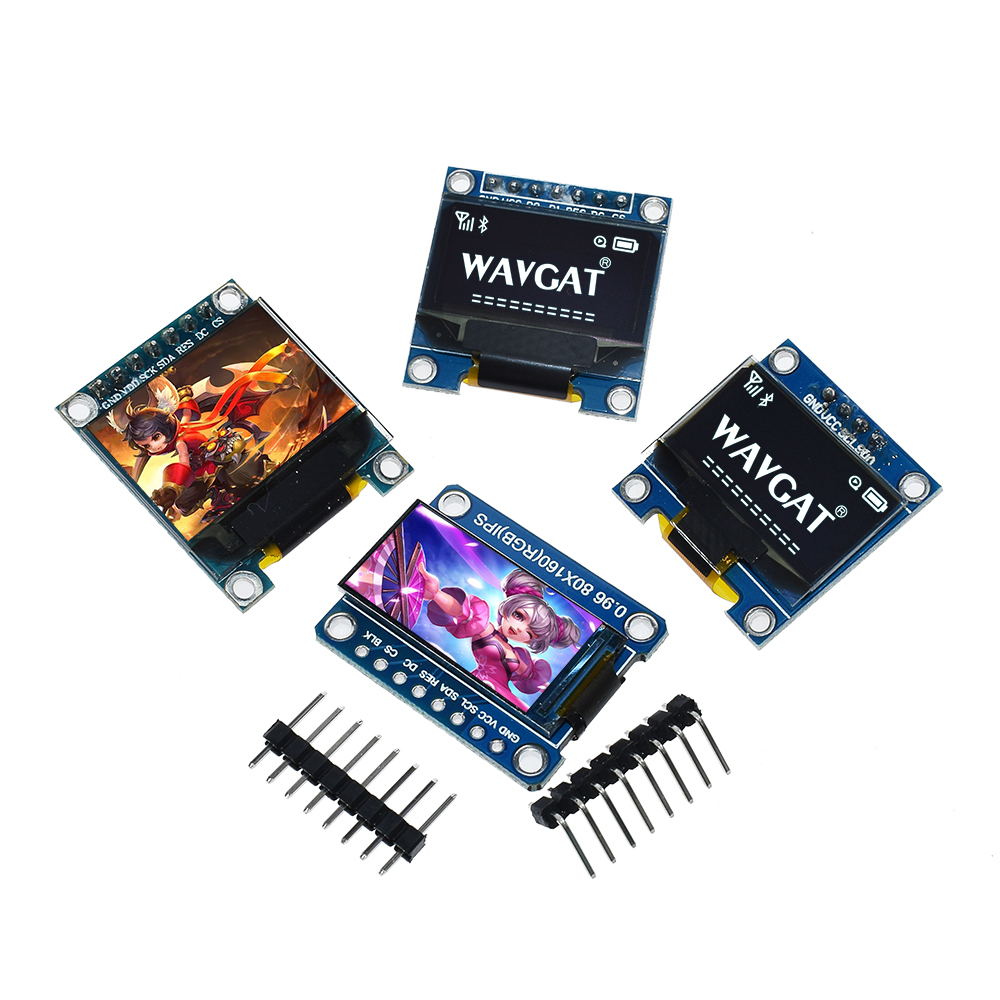 وحدة عرض OLED LCD LED TFT بألو - مراجعة Oled Display 0.96 وسعره