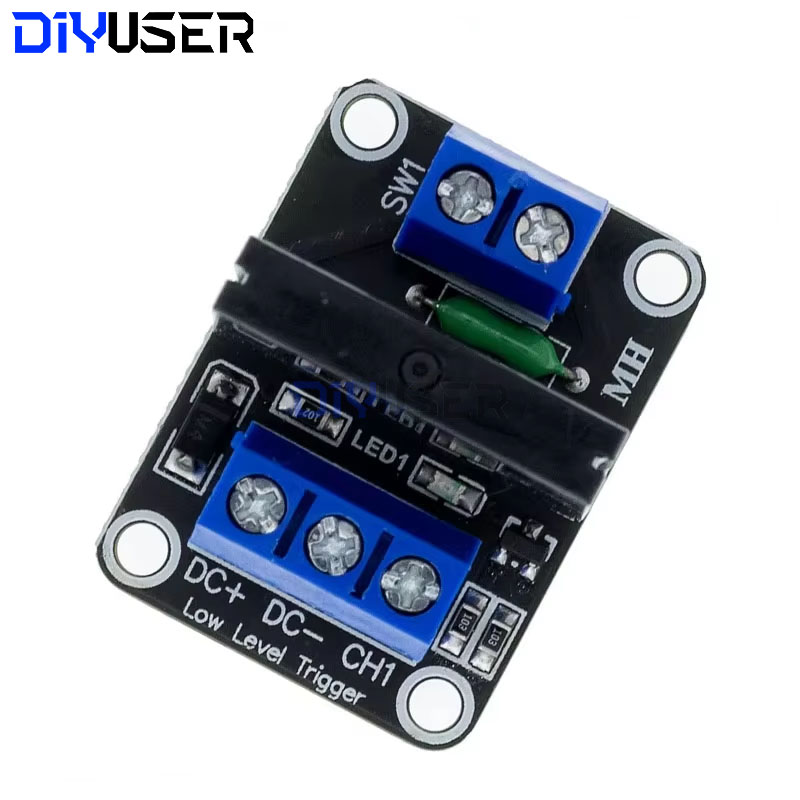 وحدة ريلاي الحالة الصلبة DIYUS - مراجعة Relay Module 1 Channel وسعره