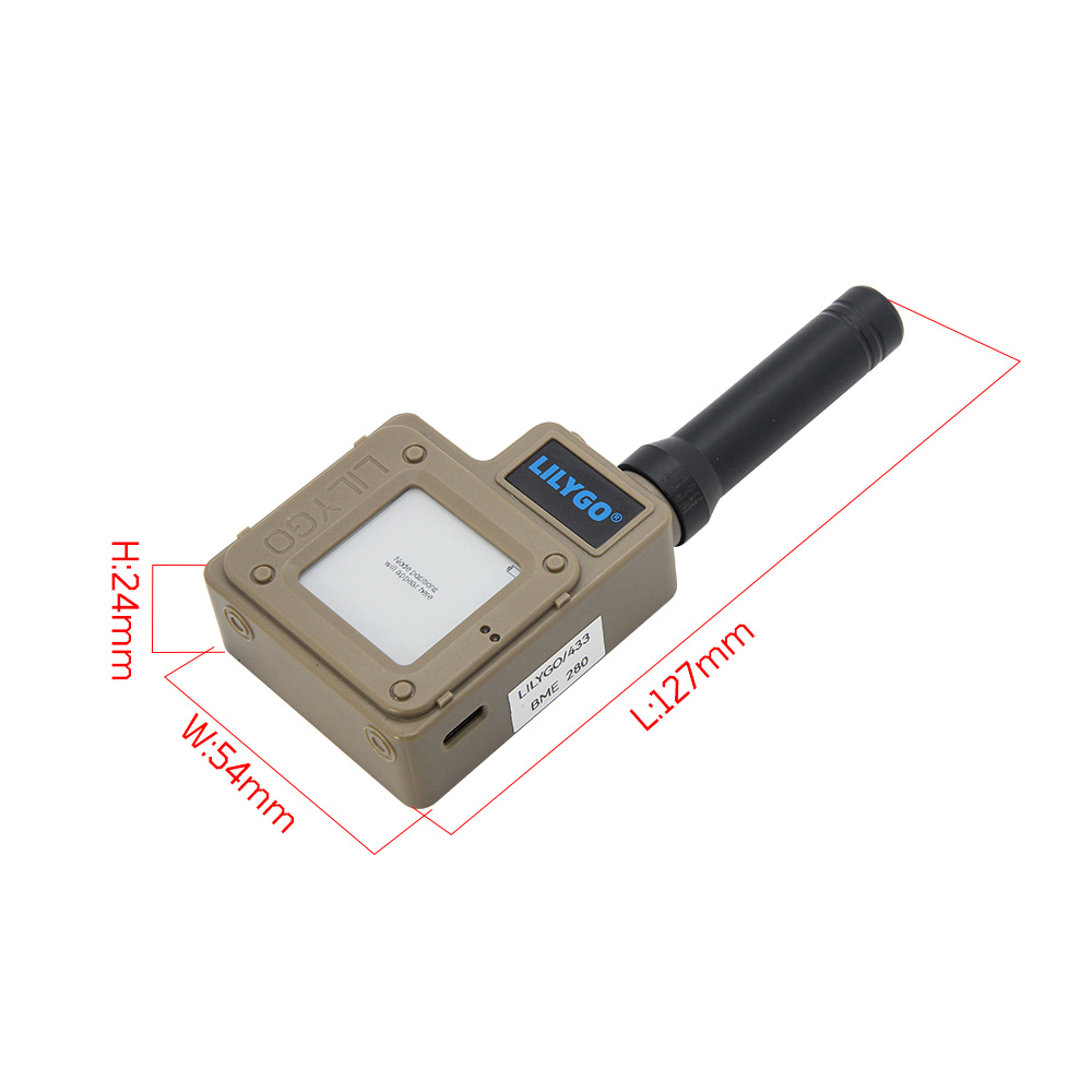 لوحة تطوير LILYGO TTGO T-Echo  - مراجعة Bme280 وسعره