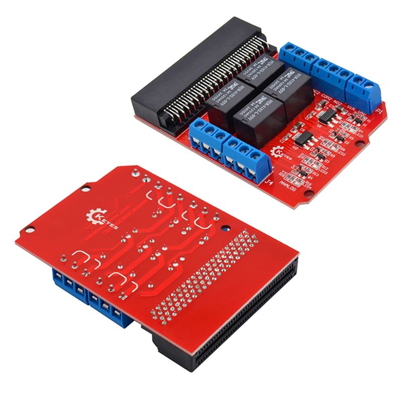 وحدة ترحيل A64I Microbit بأربع - مراجعة Relay Module 4 Channel وسعره
