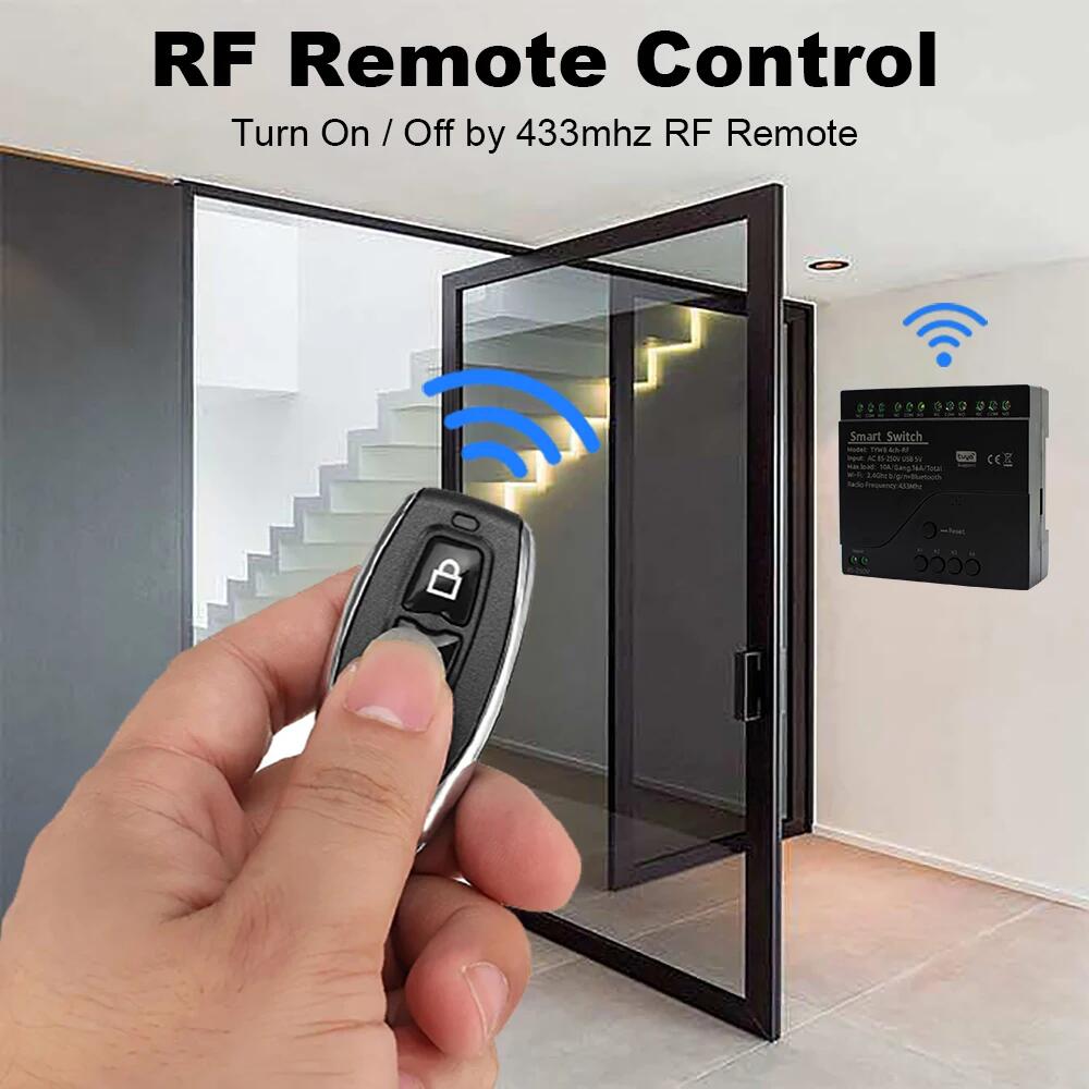 أسود نمط تويا 4CH واي فاي الأج - مراجعة Relay Module 4 Channel وسعره