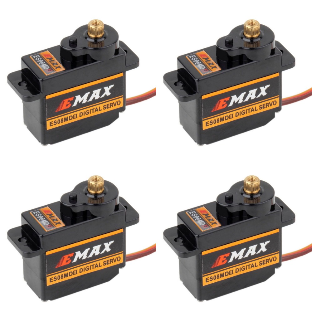 4 قطعة EMAX ES08MDII ES08MD II - مراجعة Servo Sg90 وسعره