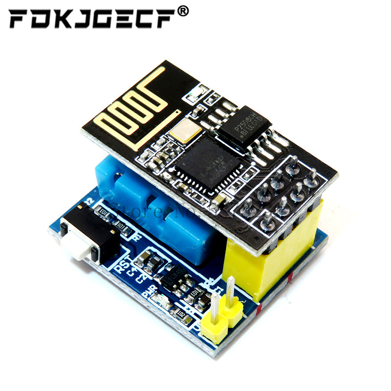 ESP8266 ESP-01 ESP-01S DHT11 D - مراجعة Dht22 وسعره