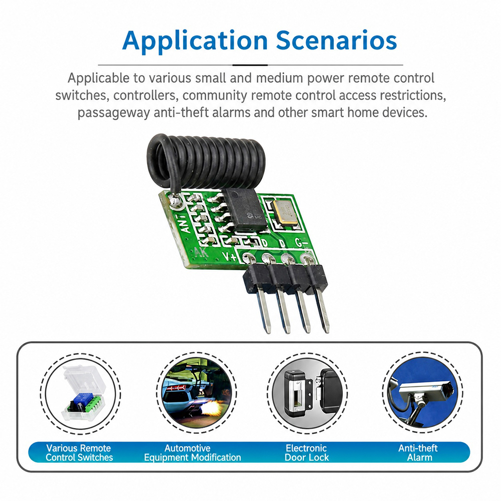 وحدة استقبال RF سوبرهيتودرين 3 - مراجعة Ir Remote Module وسعره