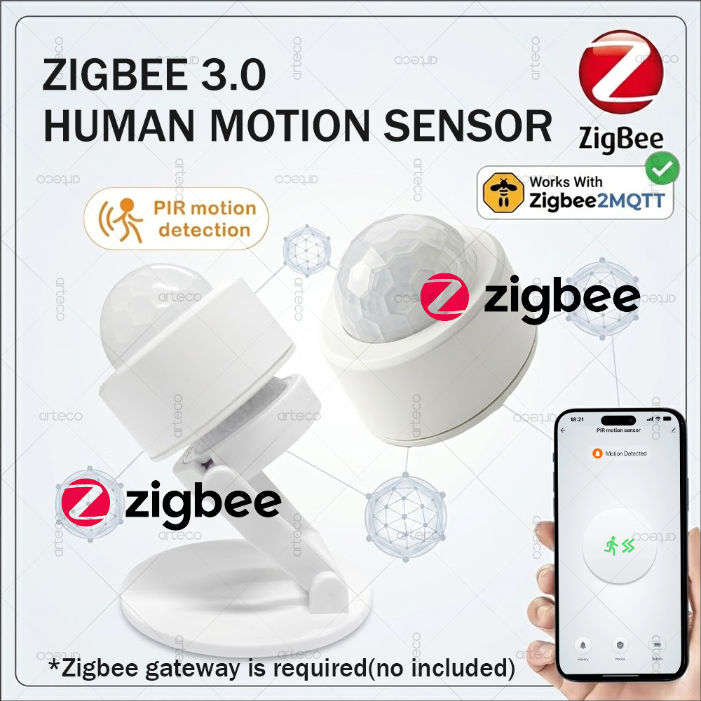 مستشعر حركة صغير بتقنية Zigbee - مراجعة Pir Motion Sensor وسعره