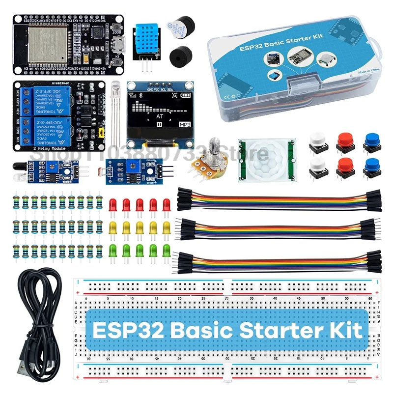 100% جديد ESP32 WIFI مجلس التن - مراجعة Dht11 وسعره