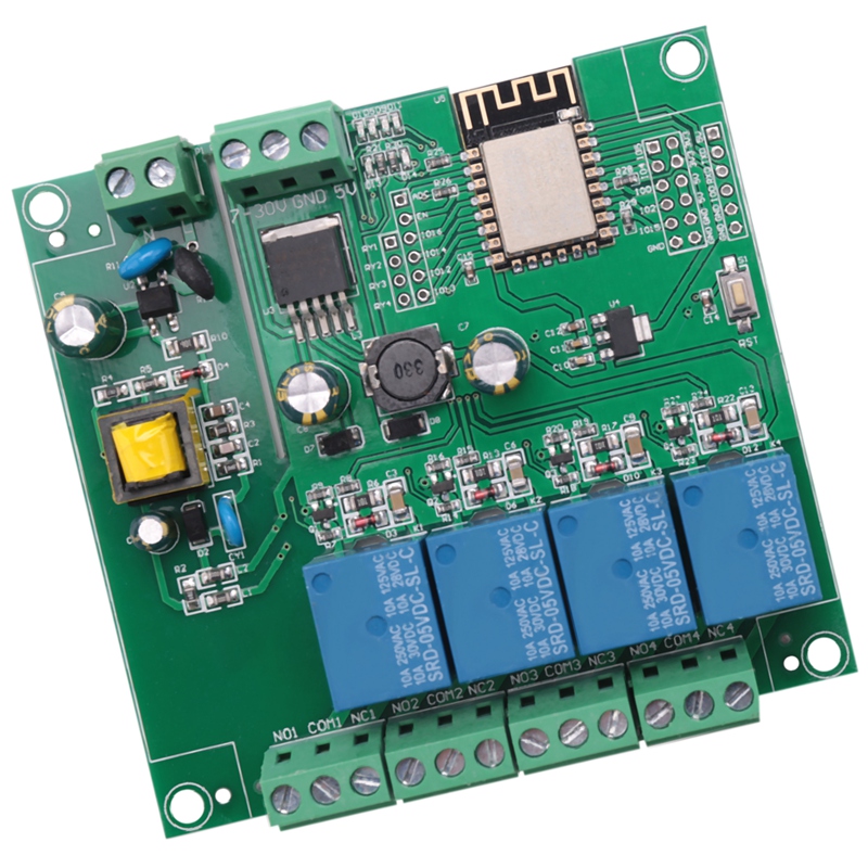 وحدة ريلاي لاسلكية ESP8266 بـ  - مراجعة Relay Module 4 Channel وسعره
