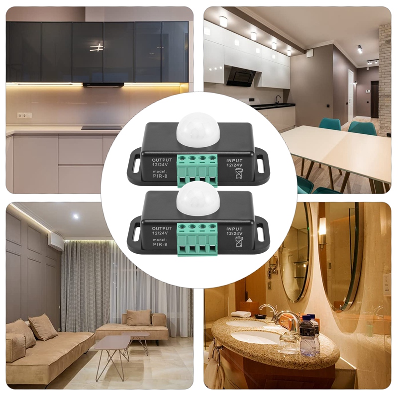● مفتاح مستشعر الحركة، 12 فولت - مراجعة Pir Motion Sensor وسعره