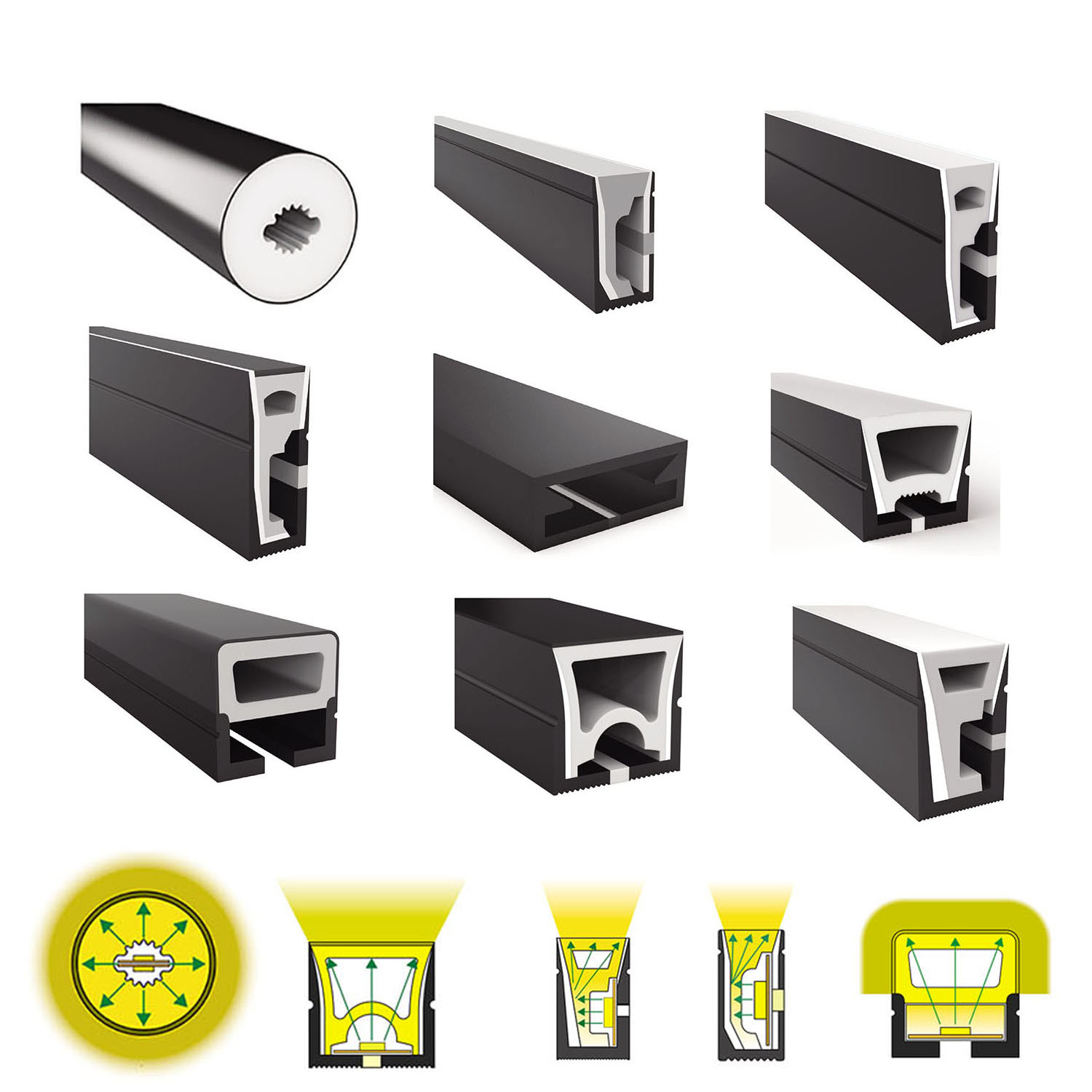 WS2812B WS2811 LED النيون حبل  - مراجعة Ws2812B Strip 5V وسعره