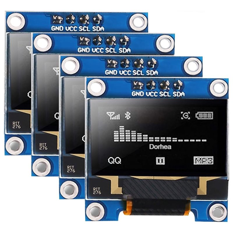 A37T-4Pcs شاشة عرض OLED مقاس 0 - مراجعة Ssd1306 وسعره