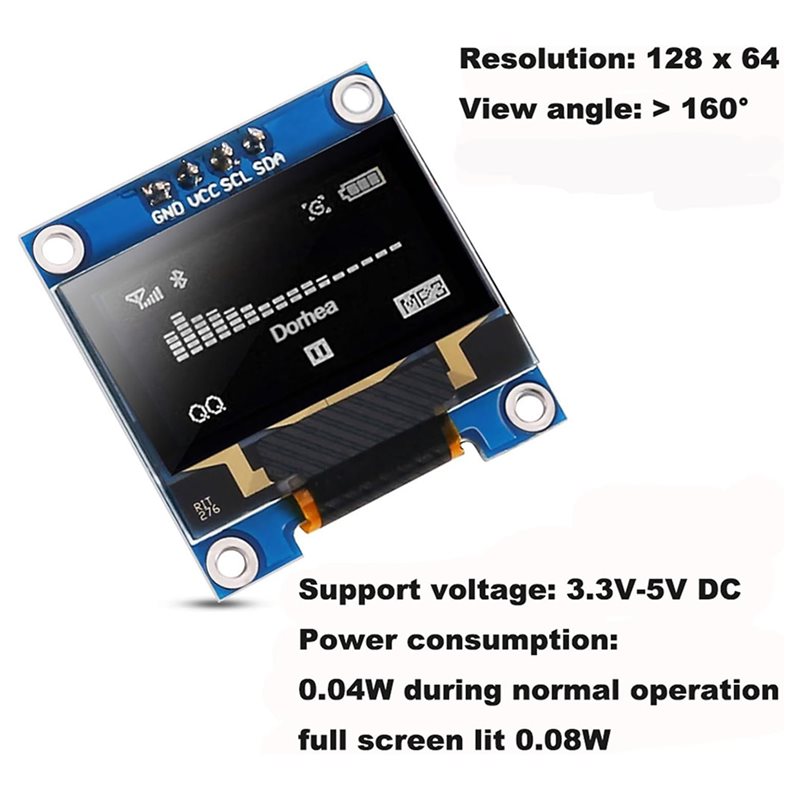 A37T-4Pcs شاشة عرض OLED مقاس 0 - مراجعة Ssd1306 وسعره