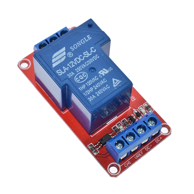 12 فولت 5 فولت 30A اتجاهين الع - مراجعة Relay Module 1 Channel وسعره