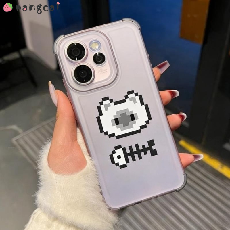 غطاء هاتف شفاف ناعم بتصميم قطة - مراجعة Neopixel وسعره